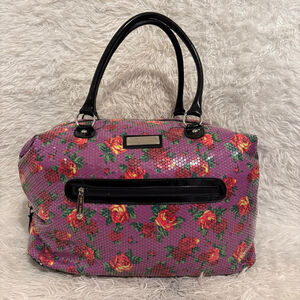 BETSEY JOHNSON Extra Large WEEKENDER TWINKLE TOES Travel Tote Carry-On Bag Y2k